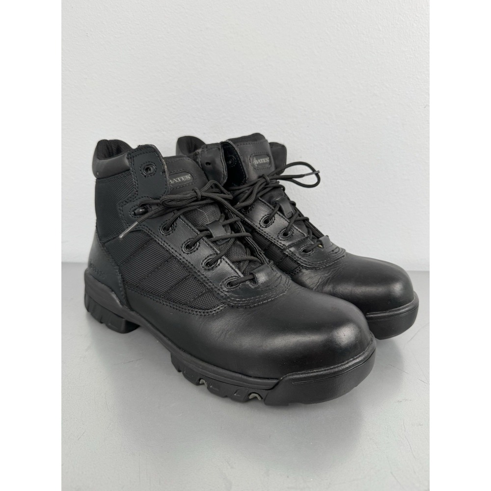Bates Combat Boots Mens 12 M Black Leather Tactical 5" Sport Military Biker